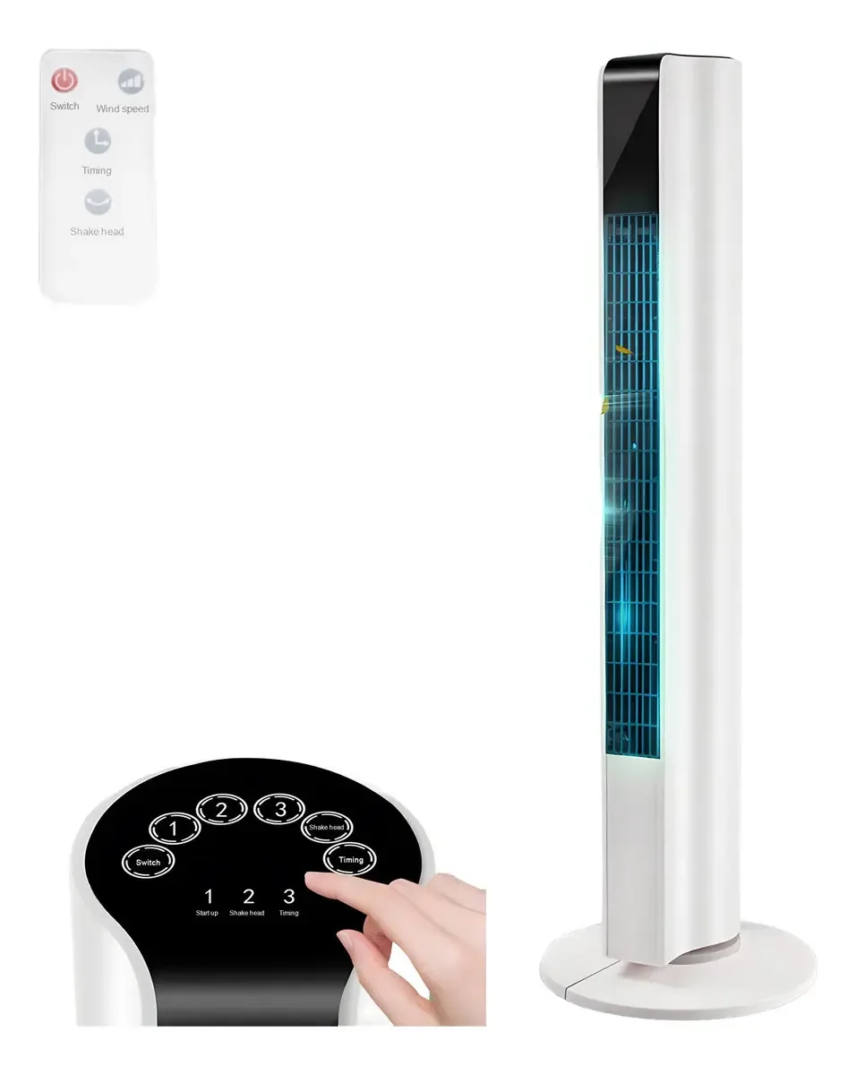 Ventilador de torre com controle remoto Ventiladores portáteis