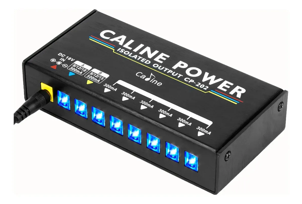 Fonte de alimentação Caline Guitar Pedal, True