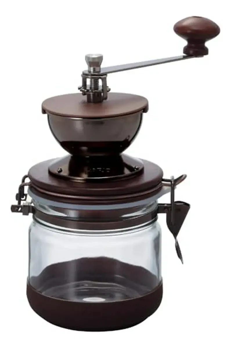 Moedor manual de grãos de café Hario CMHN-4 marrom escuro