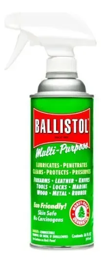 Limpador Lubrificante Multiuso Ballistol, Protetor, 16 Onças, Com Pulverizador, Da Ballistol