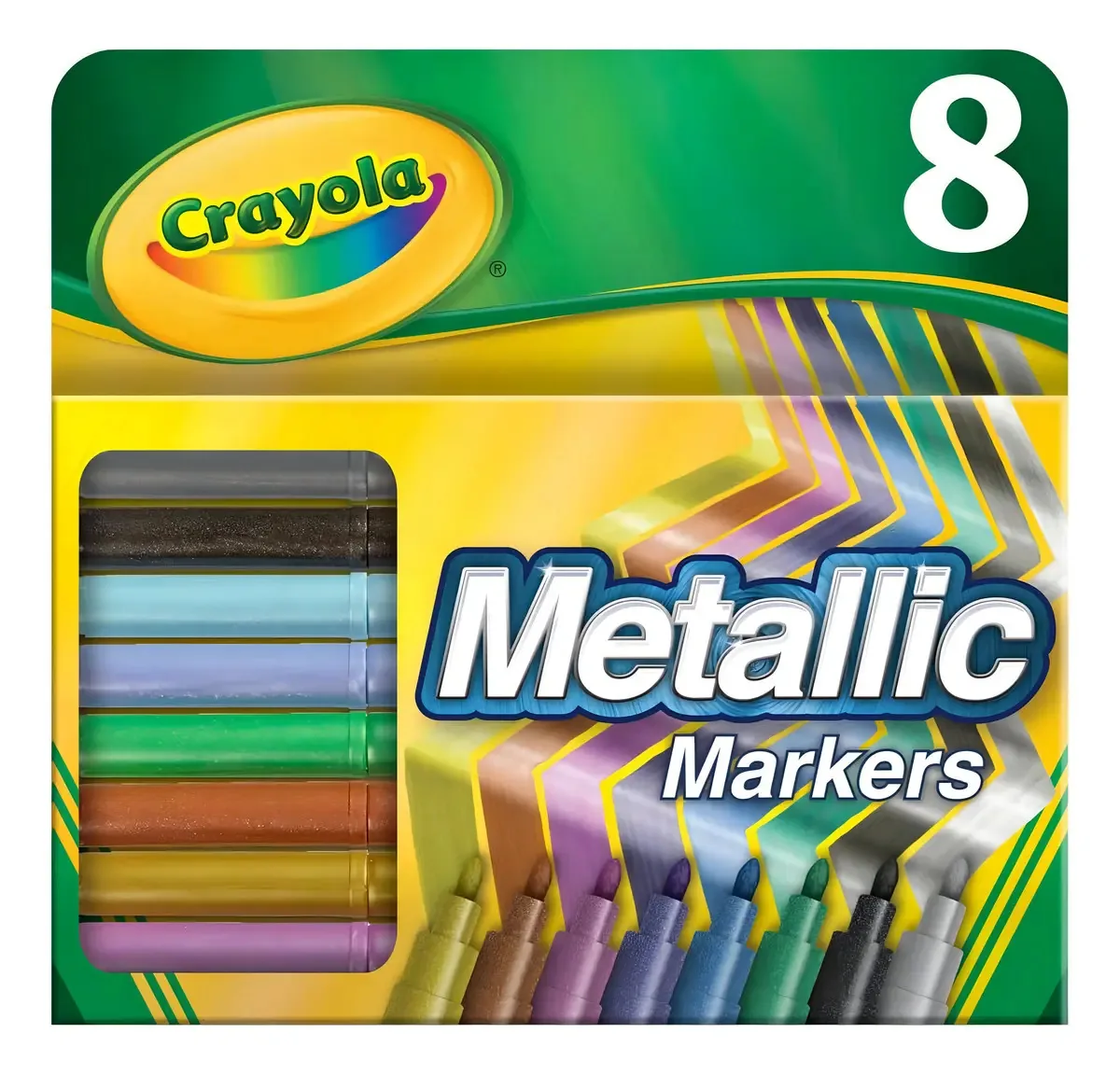 Marcadores metálicos Crayola 8
