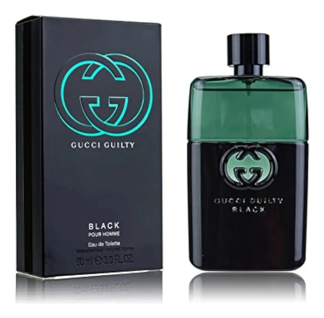 Água de toalete em spray Gucci Guilty Black De Spray de 3 onças para