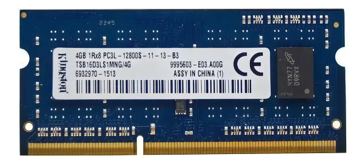 Memória RAM 4GB 1 Kingston TSB16D3LS1MNG/4G