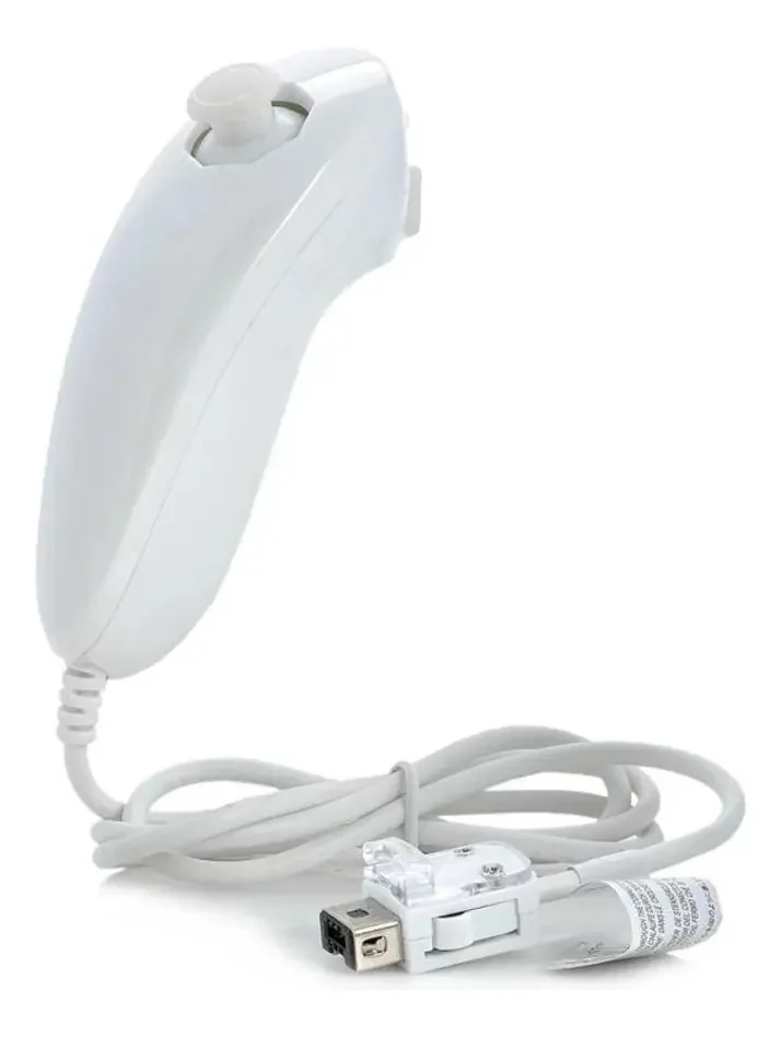 Controle Nunchuck Para Nintendo Wii E Nintendo Wii U Branco