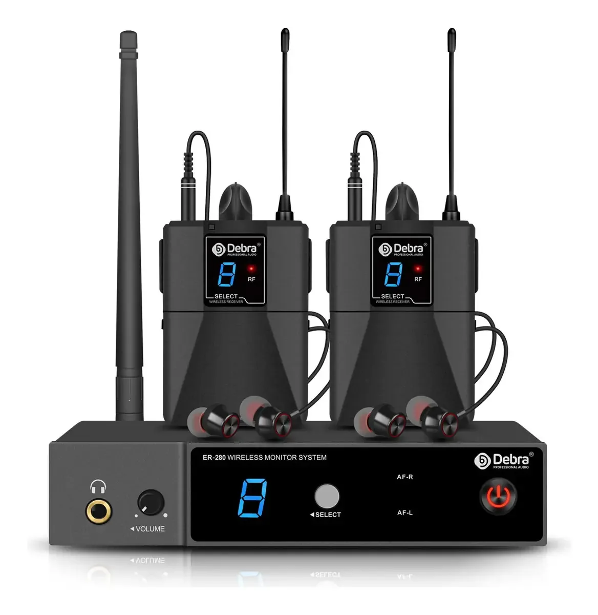 Sistema de monitor sem fio D Debra Er-280 UHF Ews