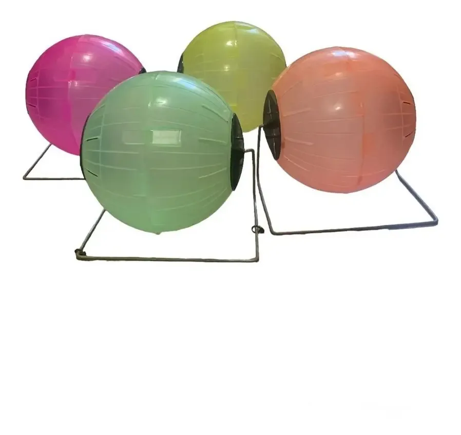 Bola de hamster Gerbils, bola para roedores, 17 cm com base