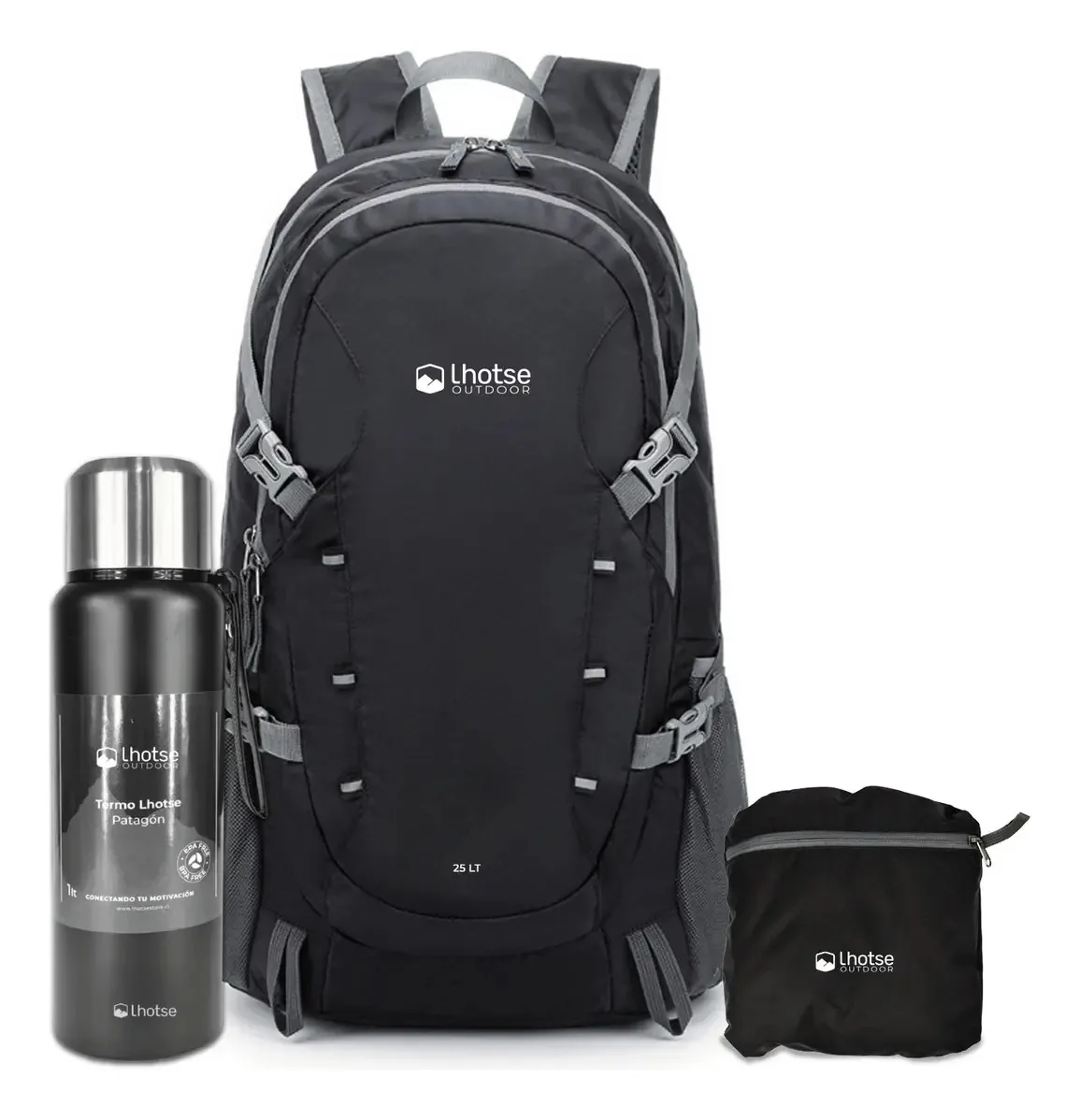 Mochila térmica ao ar livre Lhotse Black Patagón