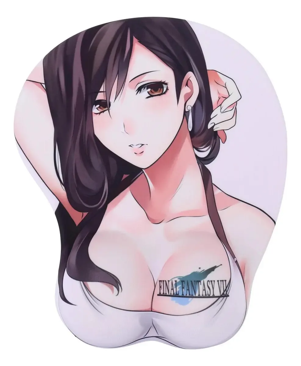 Mouse Pads Anime Boo Tifa Boob Oppai Jogos 3D