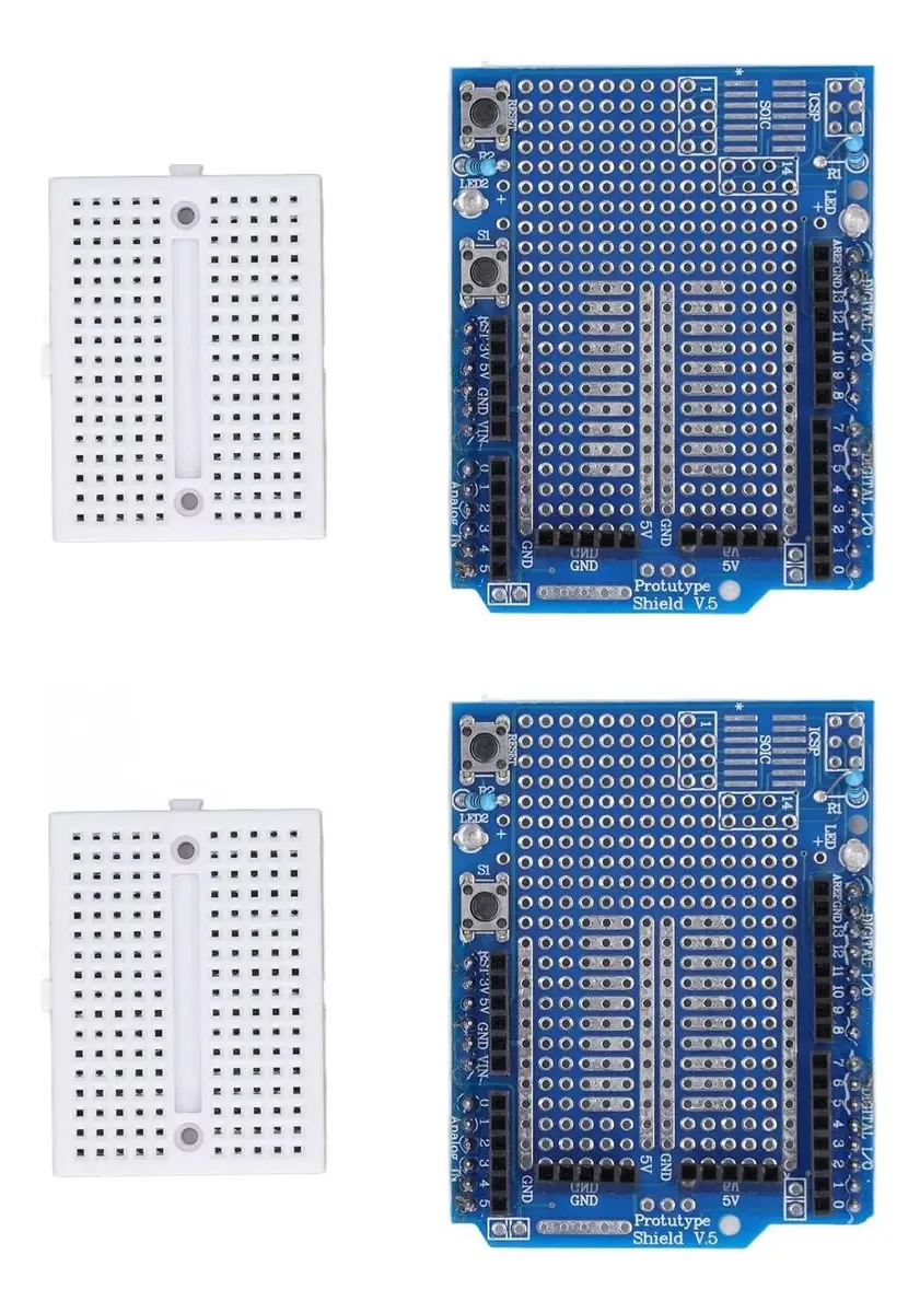 2 peças Protoshield para Arduino Uno Protoboard Sub-170 Points