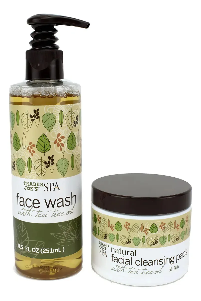 Trader Joe's Spa Set: Lavagem Facial E Almofadas De Limpeza