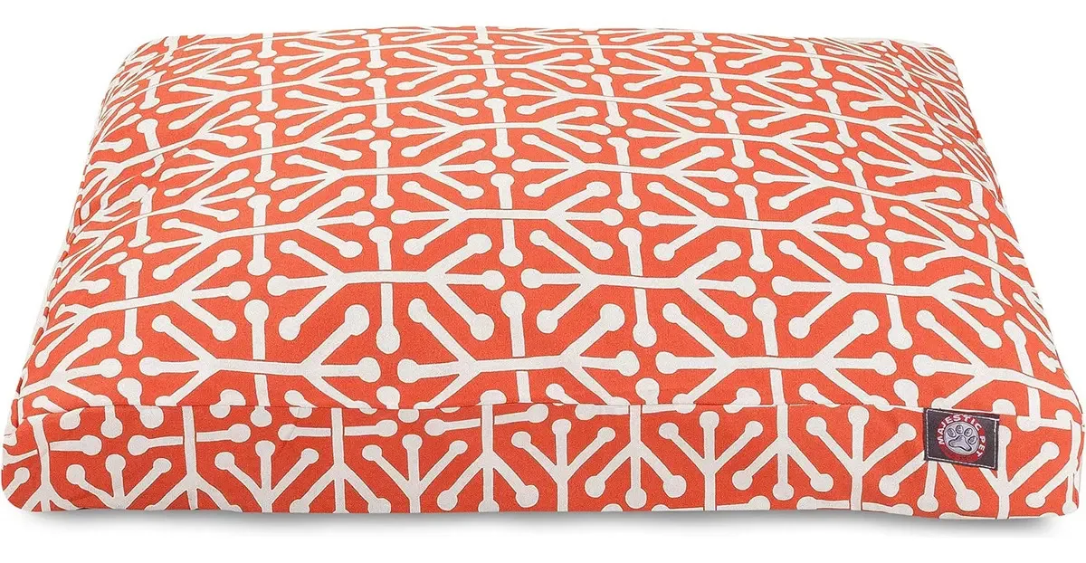 Grande cama retangular para cães para ambientes internos e externos