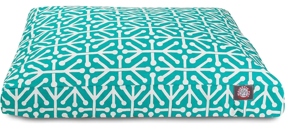 Grande cama retangular para cães para ambientes internos e externos