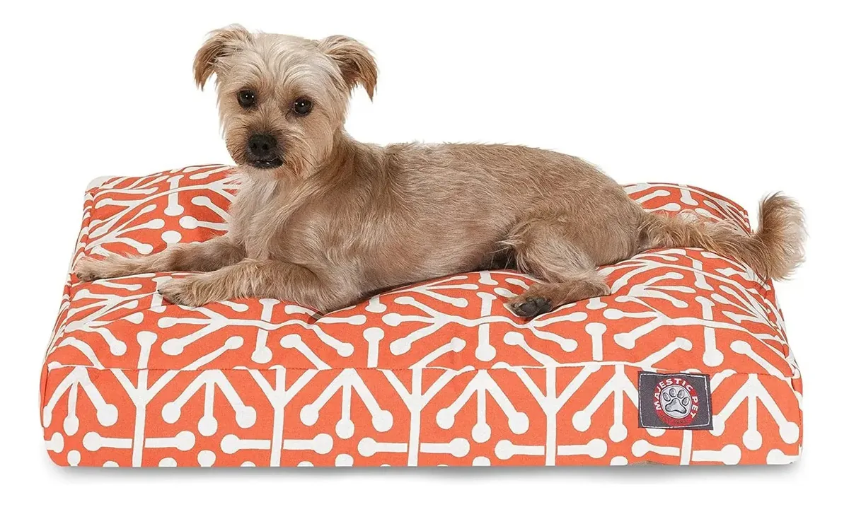 Produtos Orange Aruba para camas pequenas para cães de estimação com C