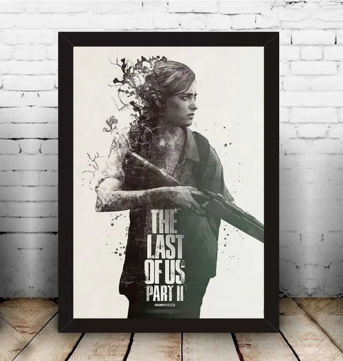 Pôster Quadro The Last Of Us 2 Moldura 45x33 A3