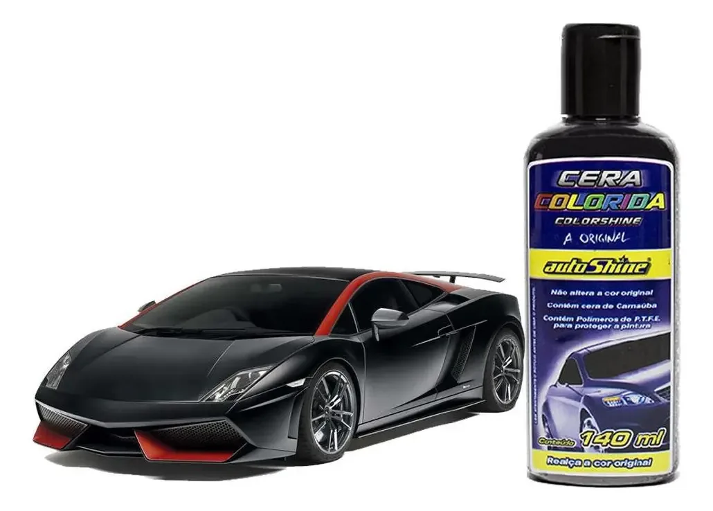Cera Colorida Preto 140ml - Autoshine