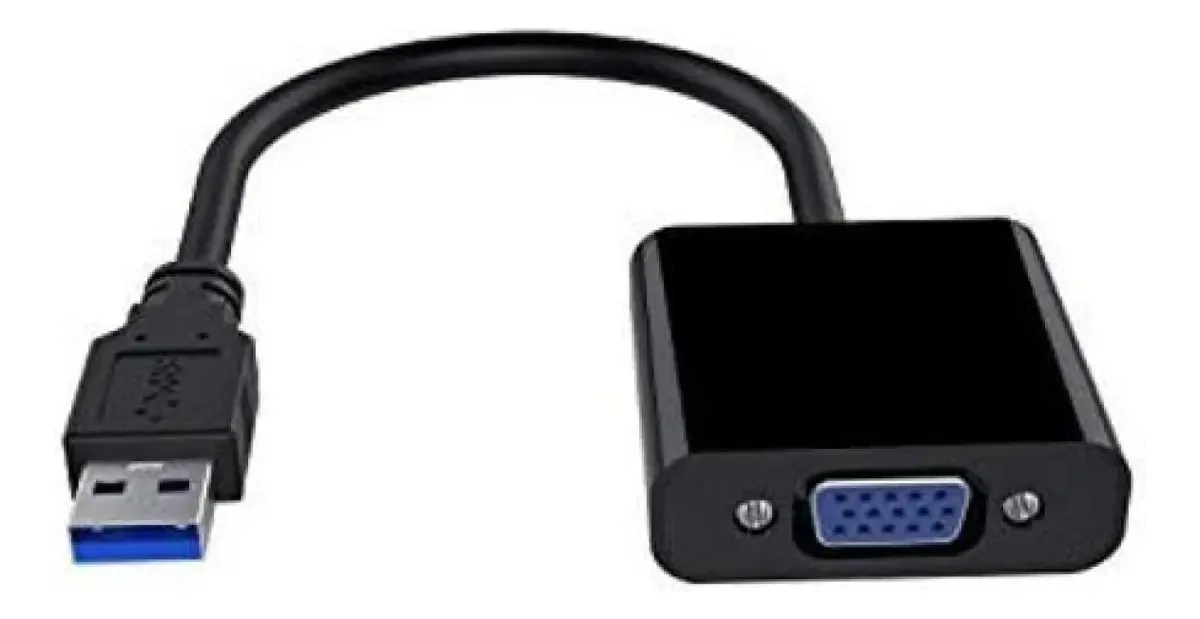 Adaptador Conversor Usb Para Vga