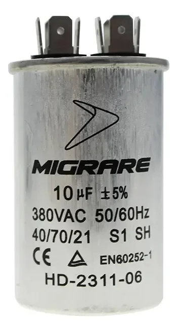51020073 - Capacitor 10uf/380v Aluminio (migrare)