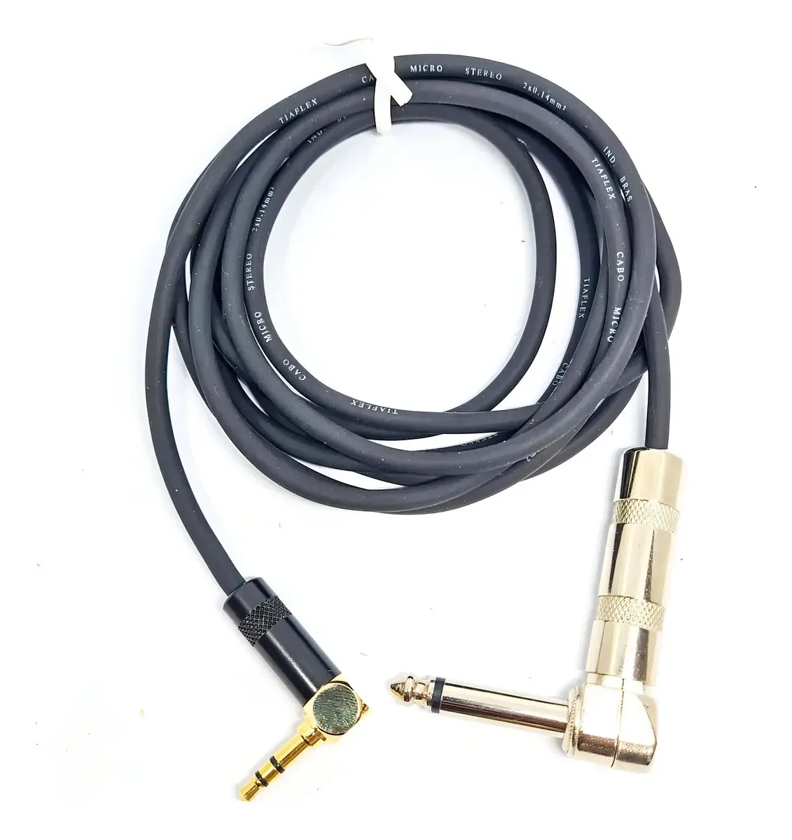 Cabo P2 X P10 Mono 8m M&M Cabos Para Instrumentos Musicais