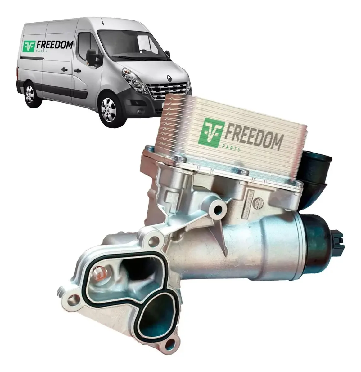 Trocador Radiador Resfriador Calor Oleo Motor Master 2.3 13