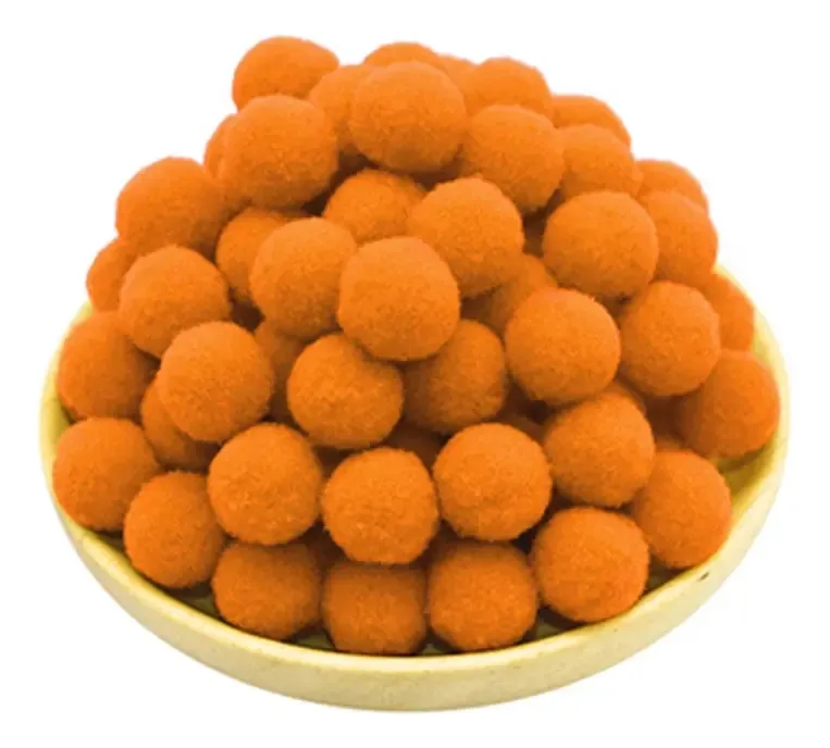 Pompom Bolinha 2cm - 100 Unidades Ro.141007 Cor Laranja 113