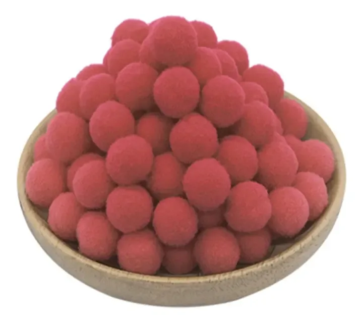 Pompom Bolinha 2cm - 100 Unidades Ro.141007 Cor Rose 189