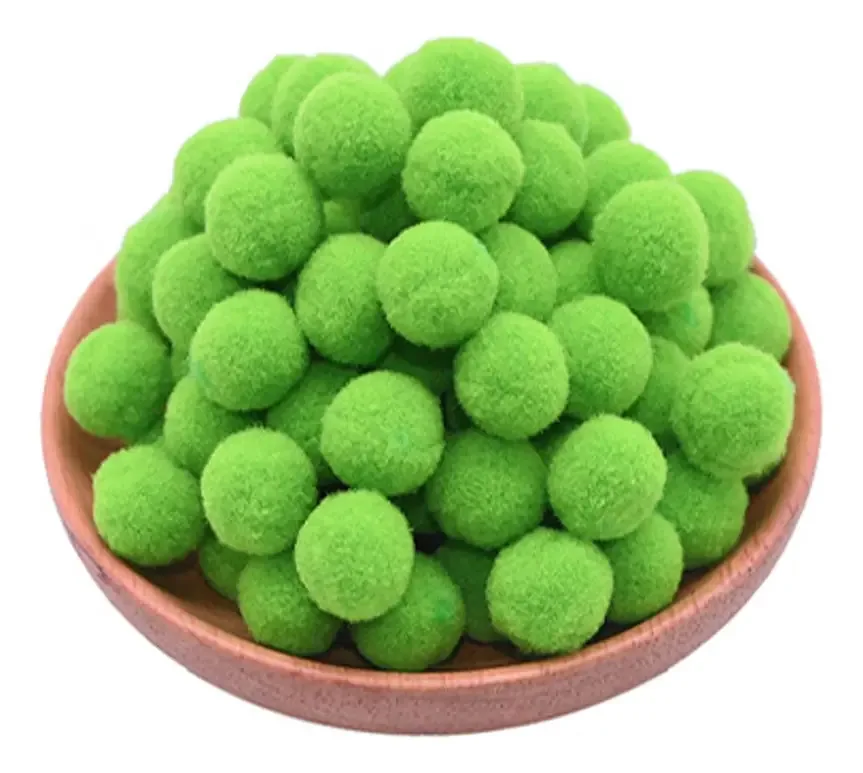 Pompom Bolinha 2cm - 100 Unidades Ro.141007 Cor Verde Abacate 055