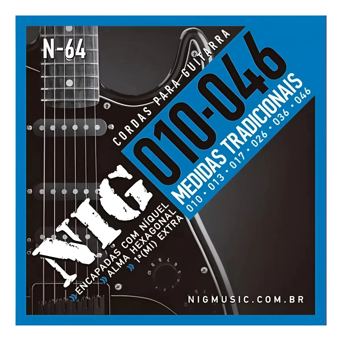 Cordas Para Guitarra Nig N64