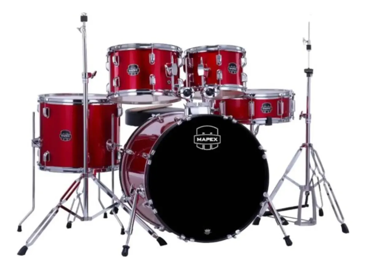 Bateria Mapex Comet 5 Cm5294ft Bumbo 22 E Ferragens Cor Infra Red Ir