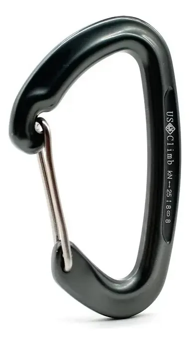 Mosquetão De Escalada Usclimb 25kn X Unidade