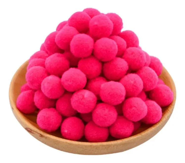 Pompom Bolinha 2cm - 100 Unidades Ro.141007 Cor Pink Fluor 032