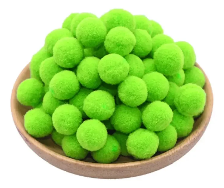 Pompom Bolinha 2cm - 100 Unidades Ro.141007 Cor Verde Fluor 027