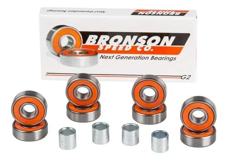 Rolamento Bronson Speed G2 C/ Espaçadores - Skateboard