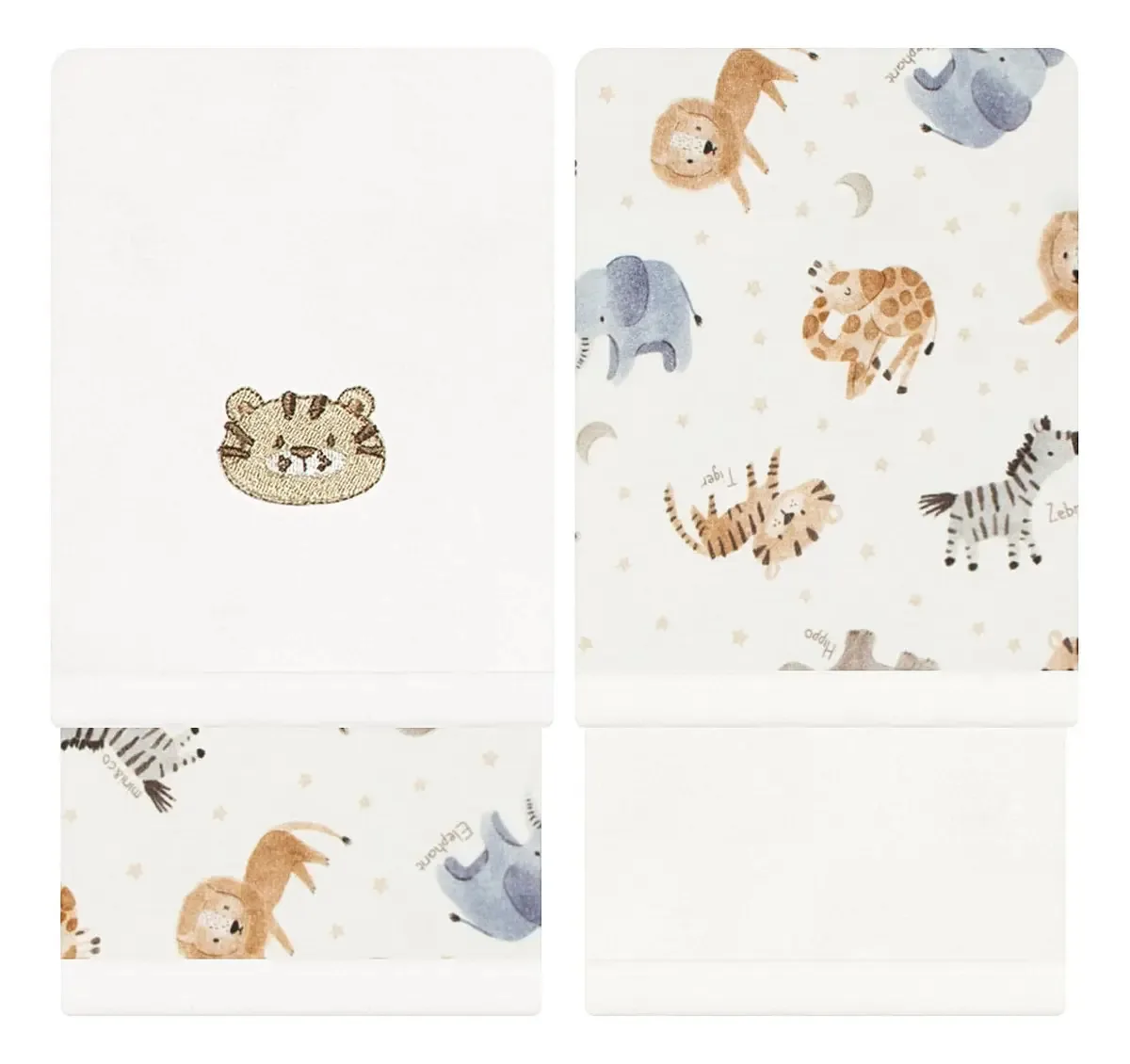 Toalhas umedecidas Minico Safari Sleep pacote x 1