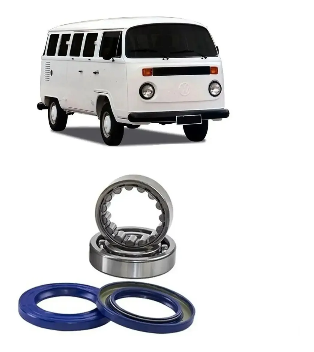 Kit Rolamento Roda Traseira Kombi Apos 78