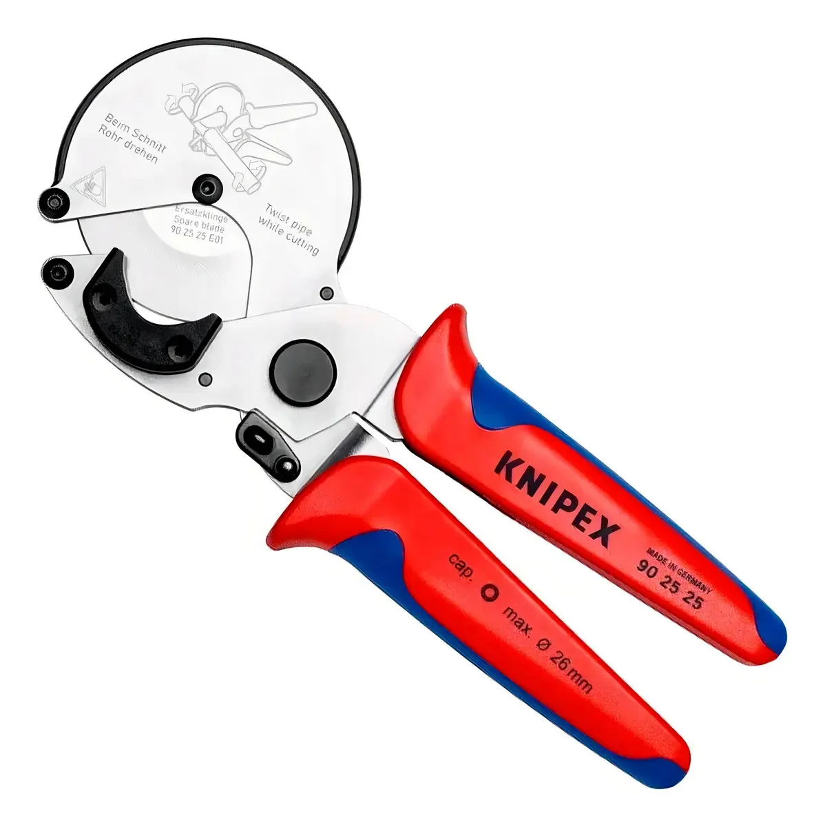 Alicate Cortador de Tubos 8'' Knipex Diâmetro Máximo 26mm