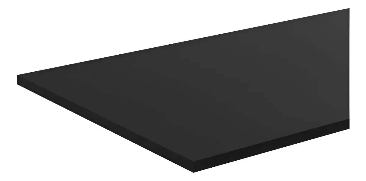 Tampo Para Balcão De Cozinha 100cm Mdp - Ajl Móveis Cor Ônix