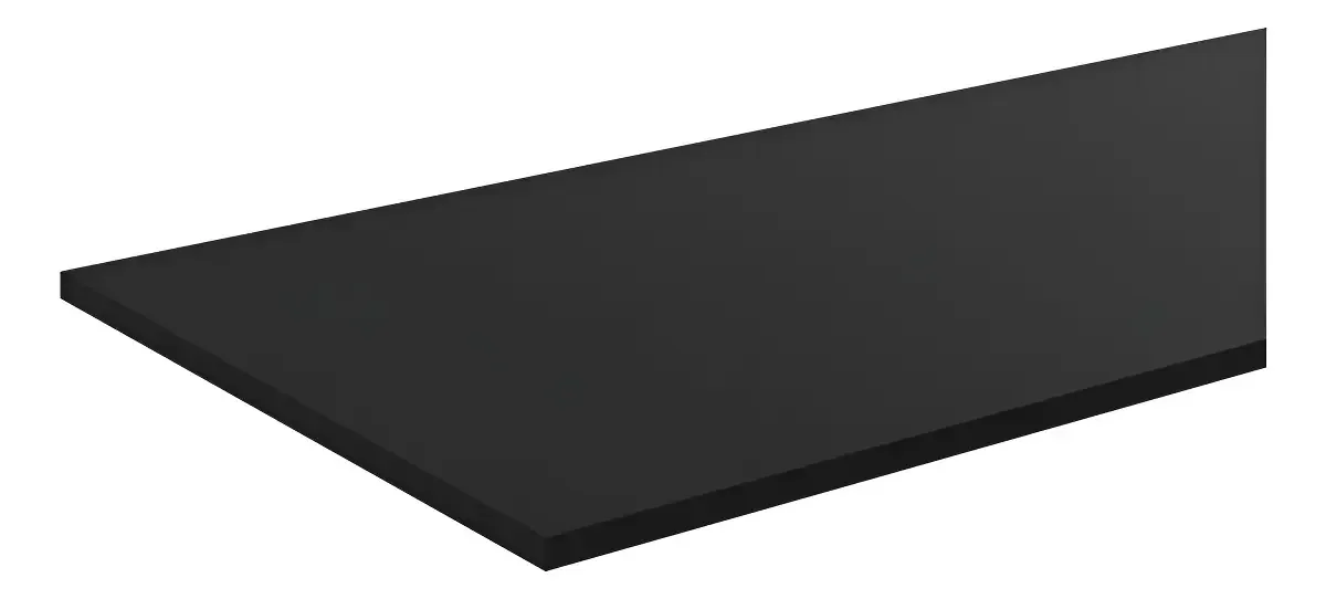 Tampo Para Balcão De Cozinha 120cm Mdp - Ajl Móveis Cor Ônix