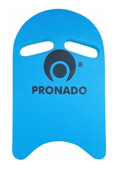Prancha 2 Pegadores Natação Eva 42x26x3cm Azul Royal Pronado
