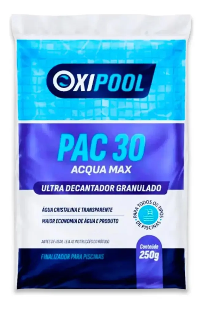 Pac 30 Para Decantação E Tratamento De Piscinas Oxipool