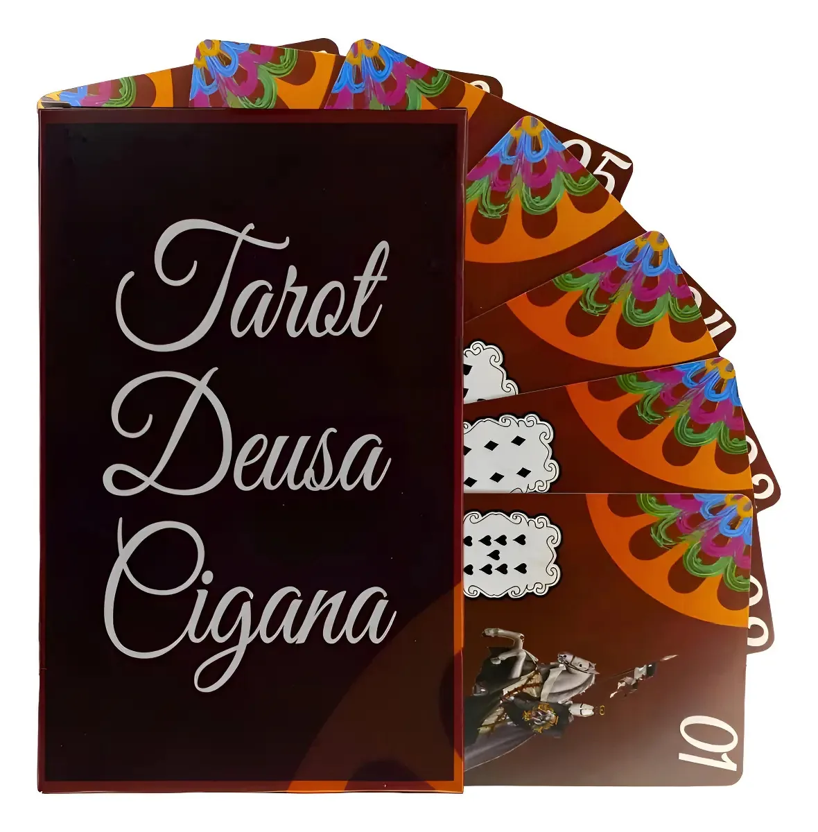 Baralho de Tarot Cigano para Iniciantes Deusa Cigana 36 Cartas em Português