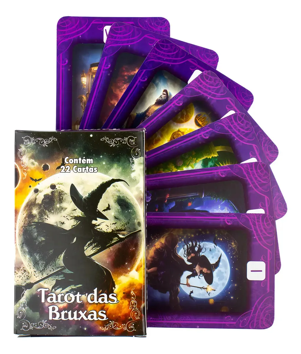 Baralho Tarot Bruxas 22 Cartas Invicto Com Manual