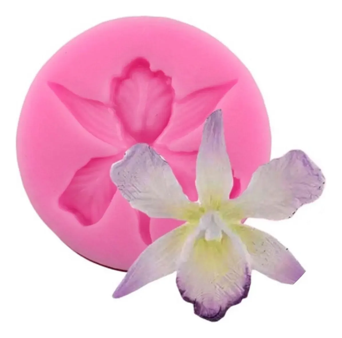 Molde De Silicone Flor - Orquidea