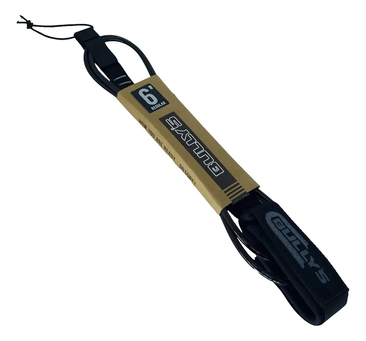 Leash Bullys Silver Series 6 - 6mm Regular Preto Cor Padrão
