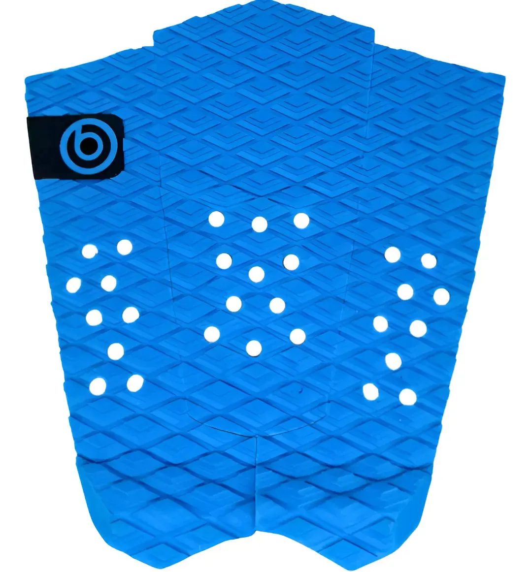 Deck Bully's Flash Square Prancha Surf Antiderrapante Azul 3 Peças