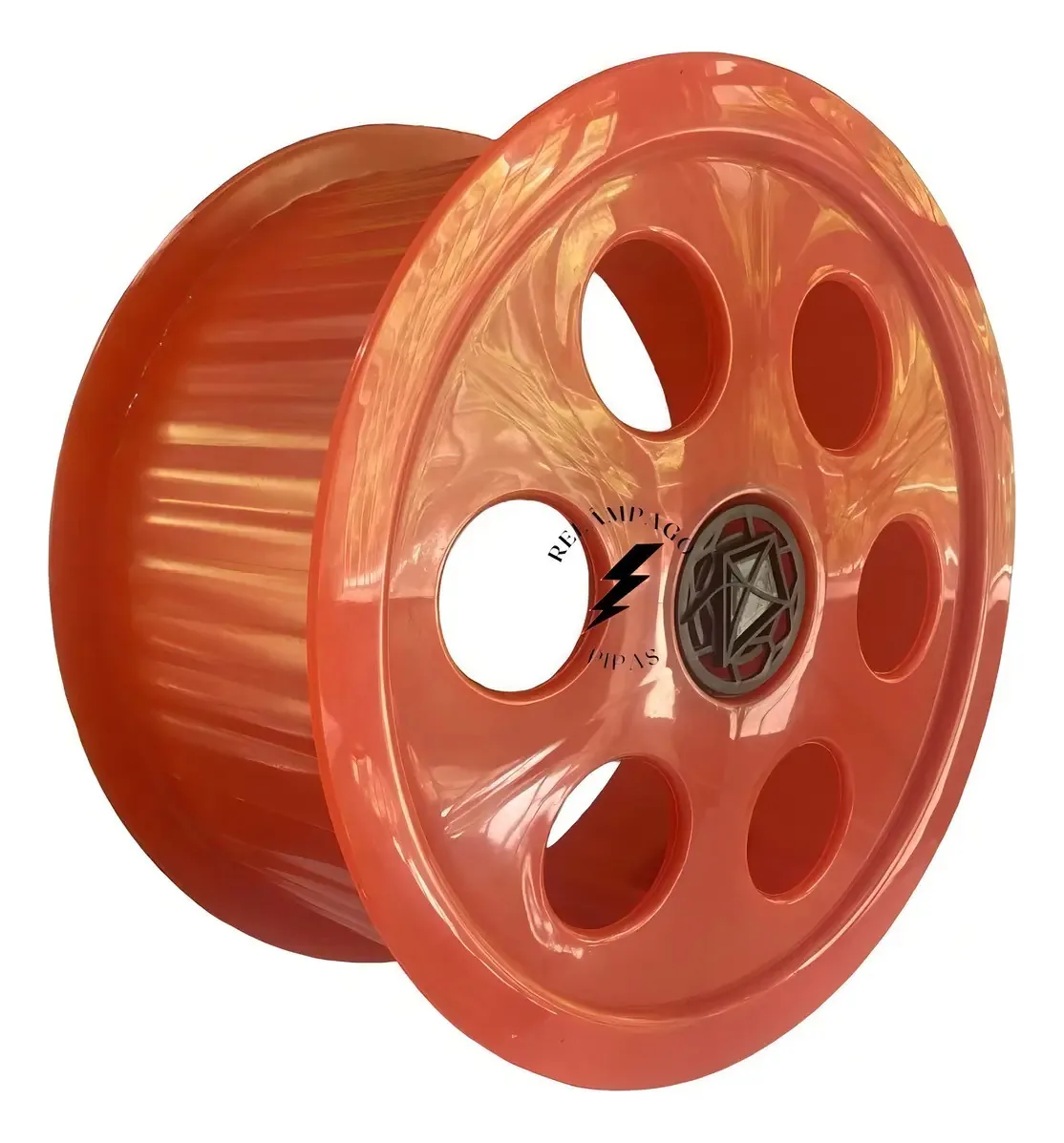 Carretilha Infantil Grande 25cm Plástico Reforçado com Rolamento Lamar