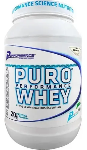 Puro Performance Whey 909g - Performance Nutrition Sabor Baunilha