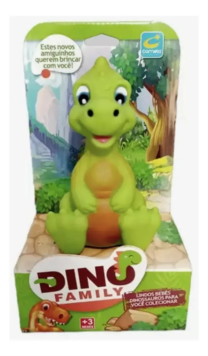 Brinquedo De Vinil Atóxico Bebê Dinossauro Infantil