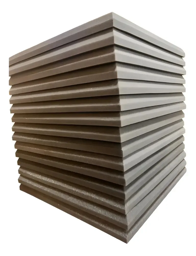 Espuma Acústica 50 X 50 X 3,5cm Lisa - 12 Placas Anti Chamas
