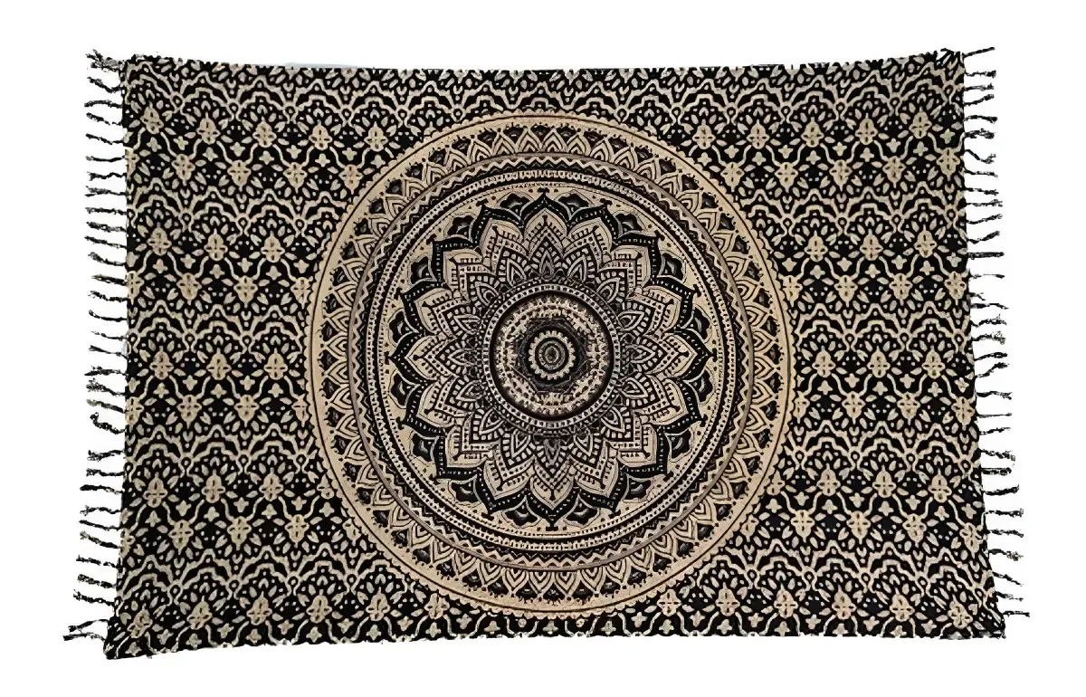 Canga De Praia 100% Viscose Mandala Ike 1,15x1,70 - Indonésia
