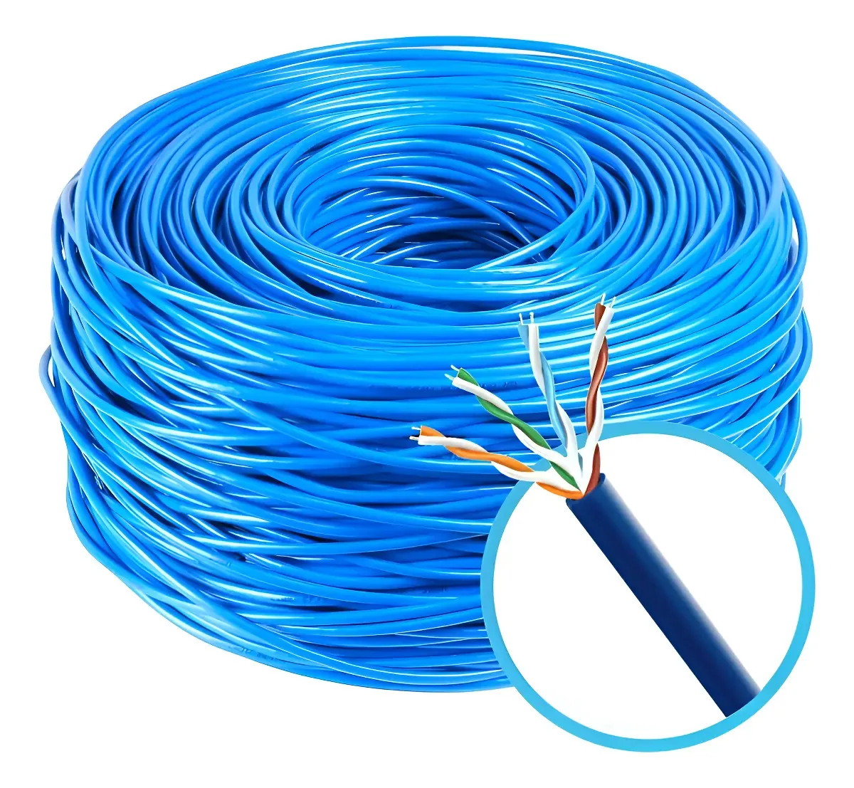 Caixa Cabo Rede Utp Azul 100m Cat5